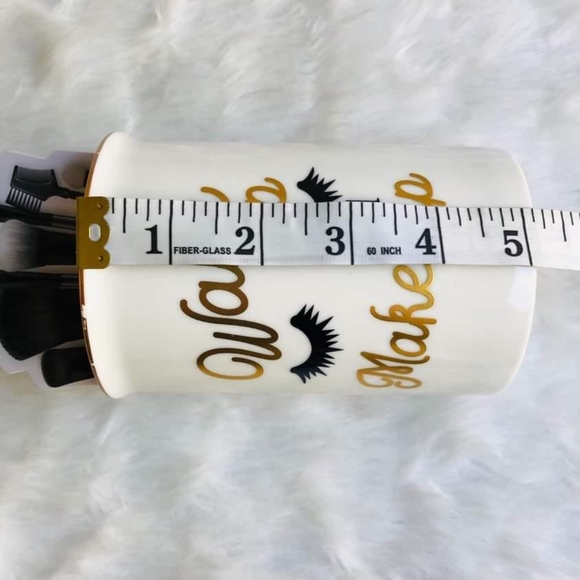 Makeup Brush Holder Wake Up And Make Up - Picture 3 of 9